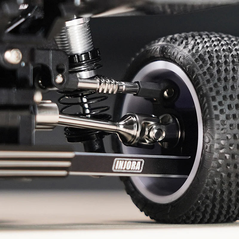 Injora Stainless Steel Driveshaft w/ Wheel Hexes for Micro-B/T