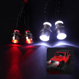 FriHobby LED Light Headlight/Taillight Set (2 White LEDs / 2 Red LEDs)