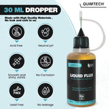 Quimtech Electronic Liquid Solder Flux Dropper (30ml / No Clean Liquid Flux)