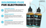 Quimtech Electronic Liquid Solder Flux Dropper (30ml / No Clean Liquid Flux)