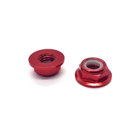 M5 Aluminum CCW Lock Nuts (Flanged / 2pcs / Multiple Colors)