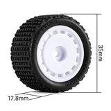 Injora High-Traction B1 Tire/Wheel Set for Micro-T (1.0" / 7mm Hex / 4pcs)