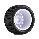 Injora High-Traction B1 Tire/Wheel Set for Micro-T (1.0" / 7mm Hex / 4pcs)