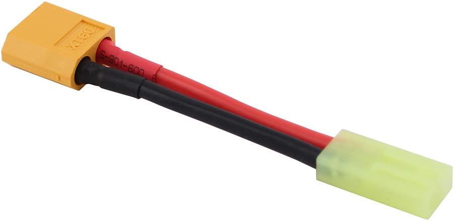 XT60 Male to Mini-Tamiya Female Adapter
