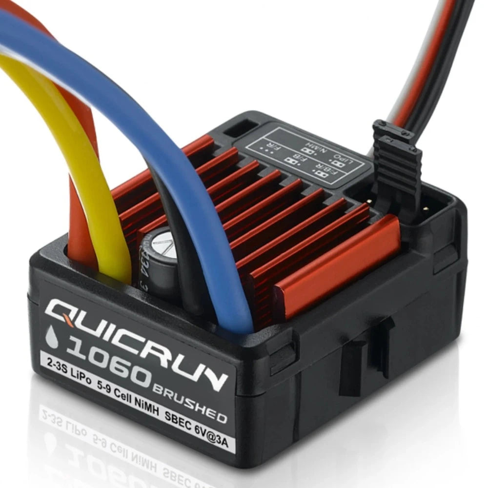 HobbyWing QUICRUN 1060 / 60A Brushed ESC (2-3S)