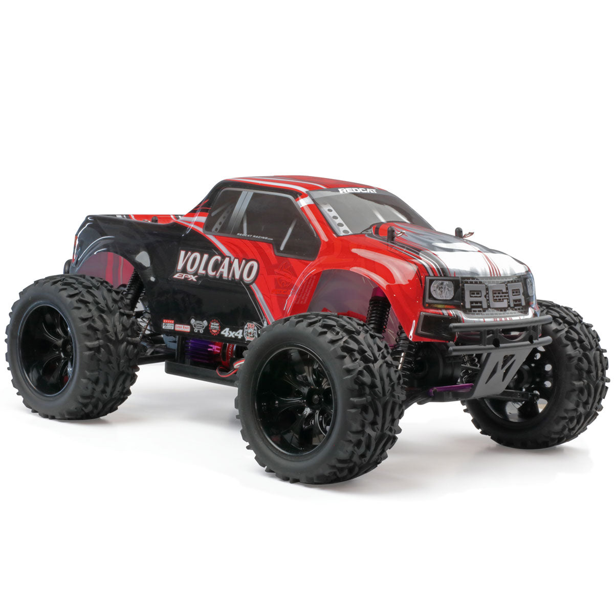 Redcat 1/10 Volcano EPX 4WD Electric Monster Truck (Brushed / Red or Blue / RTR)