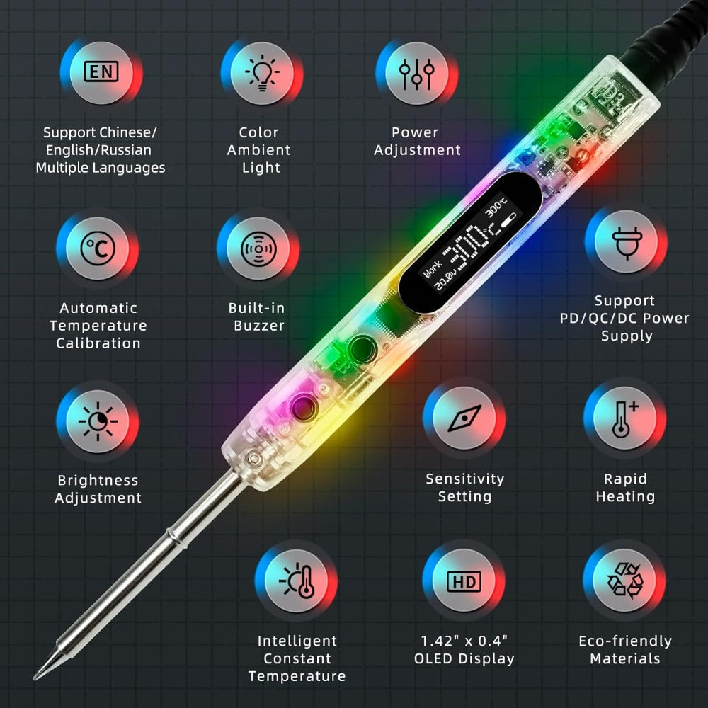 Sequre SI012 Pro Max Soldering Iron Kit with SI-D24 Tip