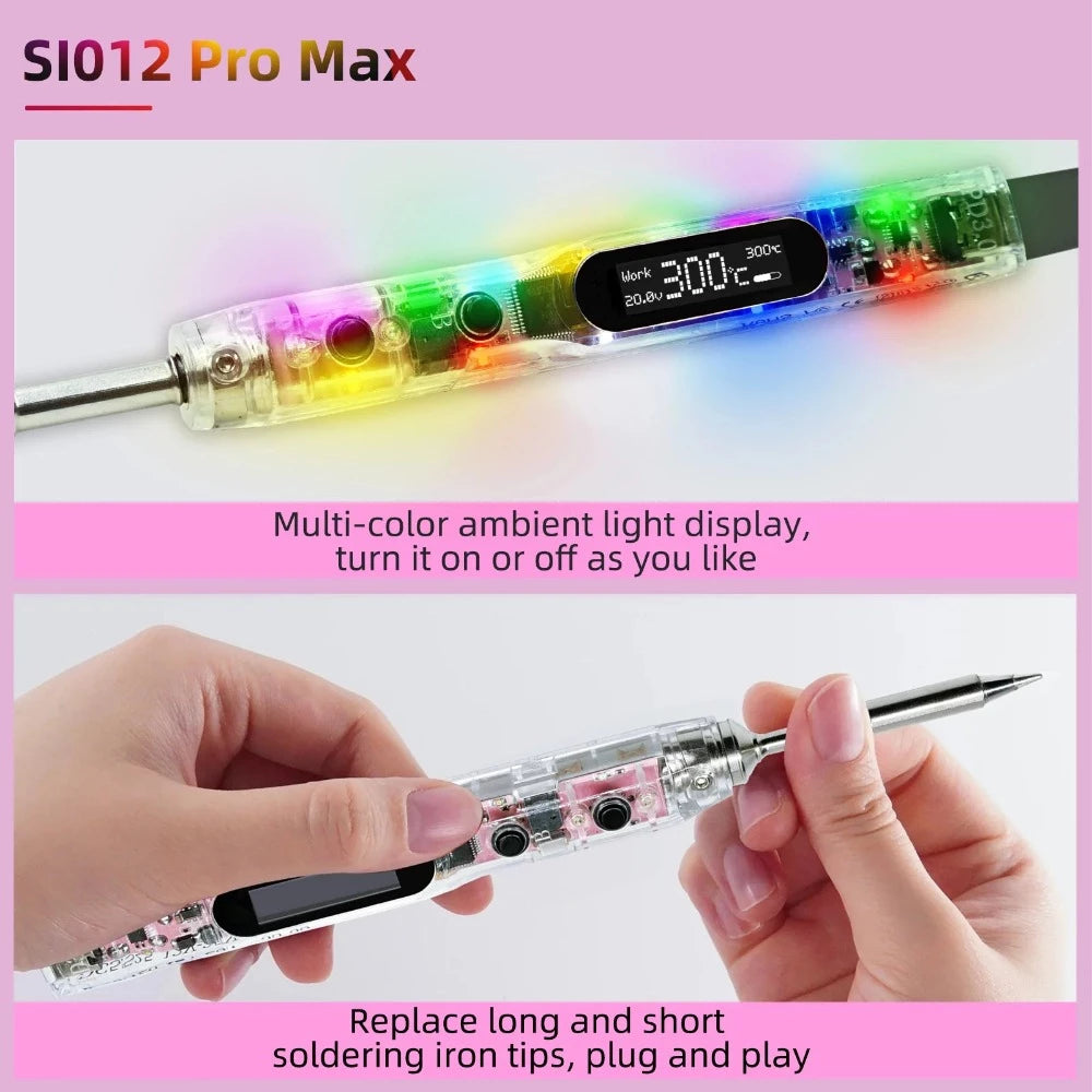 Sequre SI012 Pro Max Soldering Iron Kit with SI-D24 Tip