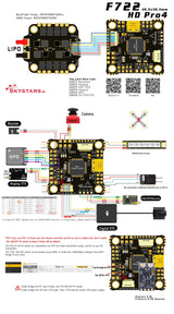 Skystars F722 HD Pro4 Stack (60A / 30x30 / BLHeli_32 / 3-6S)