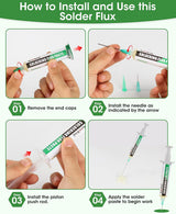 Kaisiking No Clean Flux Paste Syringe / 10cc