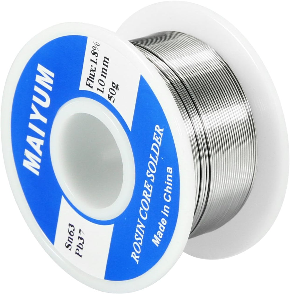 MAIYUM 63/37 Electric Solder Wire (1.0mm / 50g / Line Reel)