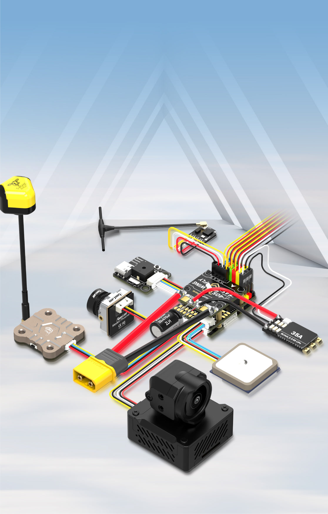 SpeedyBee F405 Wing Mini Flight Controller for Wings & Planes