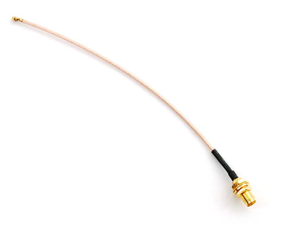 U.FL to SMA or RP-SMA Cable Adapter (10cm / 4-inch)