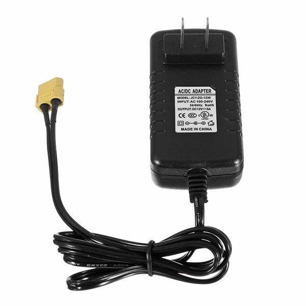 12V / 3A Power Supply with XT60 Connector | RC-N-Go