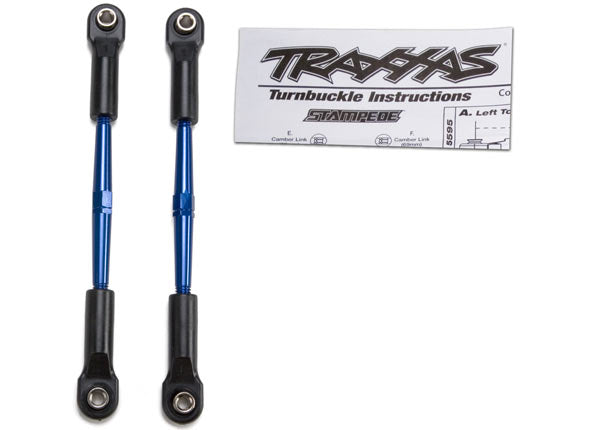 Traxxas Aluminum Turnbuckle Link Set (#2336A / 96mm / Blue / 2pcs)