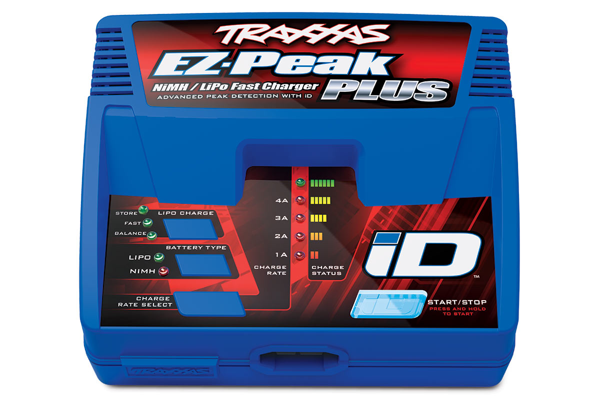 Traxxas EZ-Peak Plus 4-Amp Battery Charger (2-3S LiPo / 5-8 Cell NiMH) | RC-N-Go
