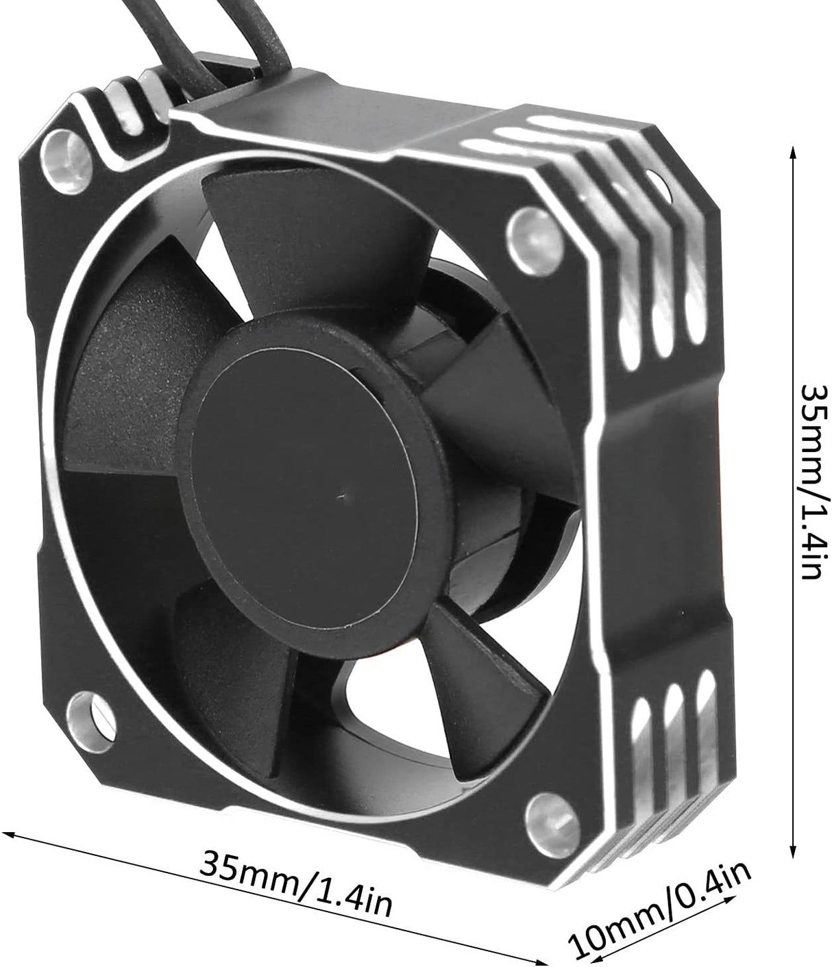 Rocket-RC Aluminum Motor & ESC Cooling Fan (35mm / 5V to 8.5V)