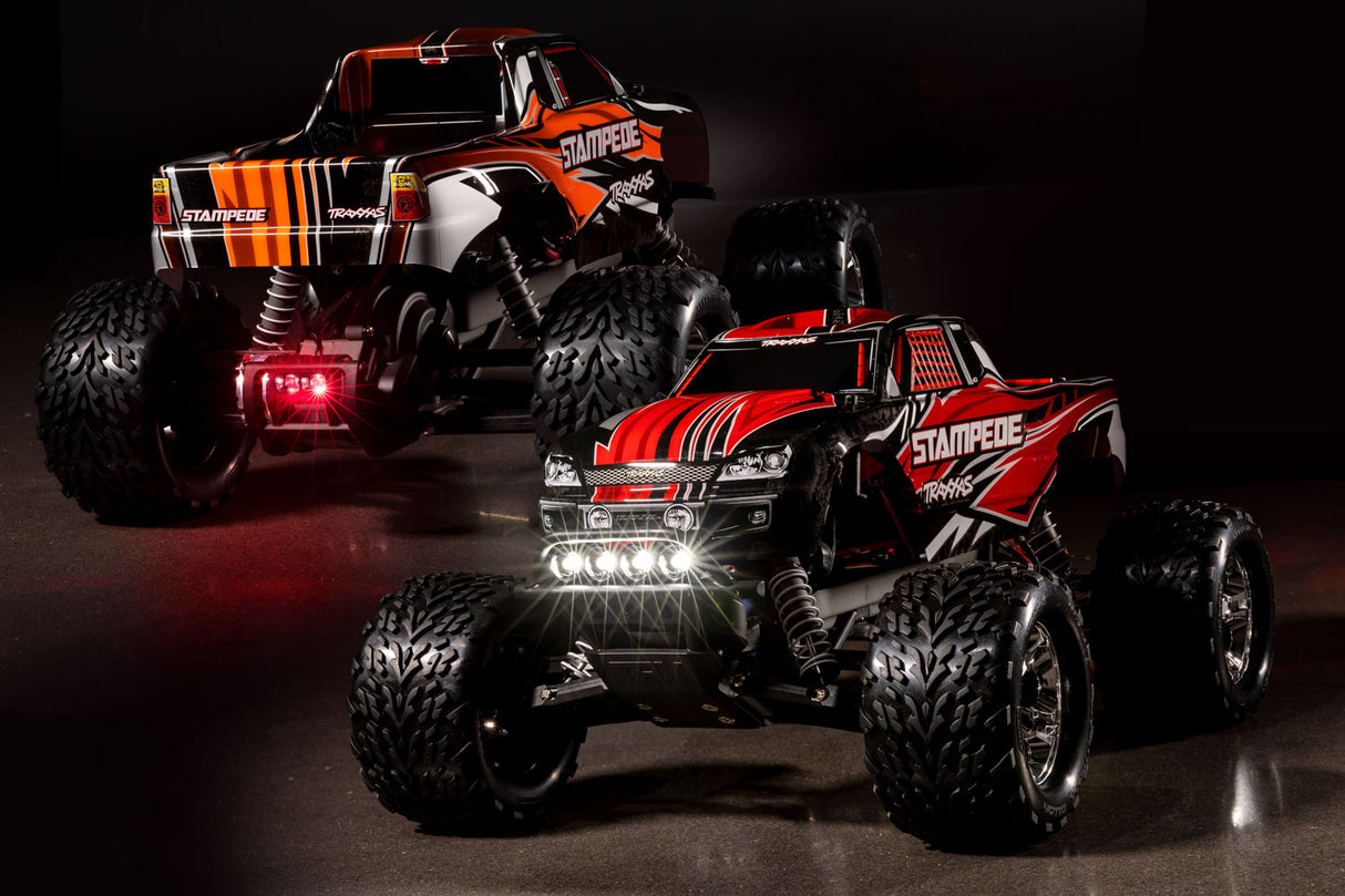 Traxxas Stampede XL-5 1/10 2WD Electric Monster Truck with LEDs (Brushed / RTR / Multiple Colors)