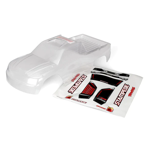 Traxxas Clear Stampede Body with Decals