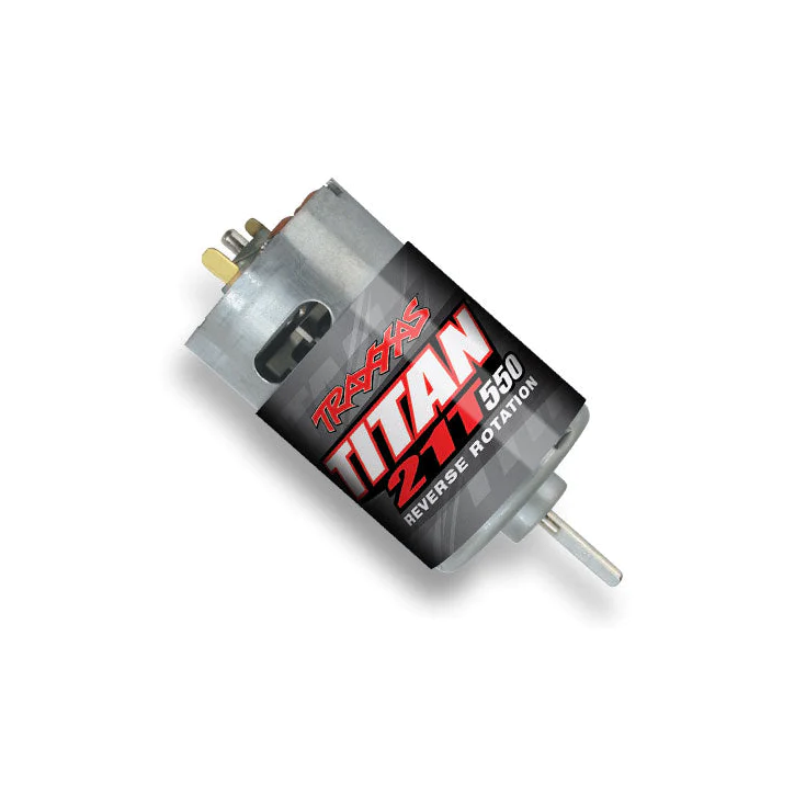 Traxxas Titan 550 21-Turn Brushed Motor (#3975R / ~3mm Shaft)