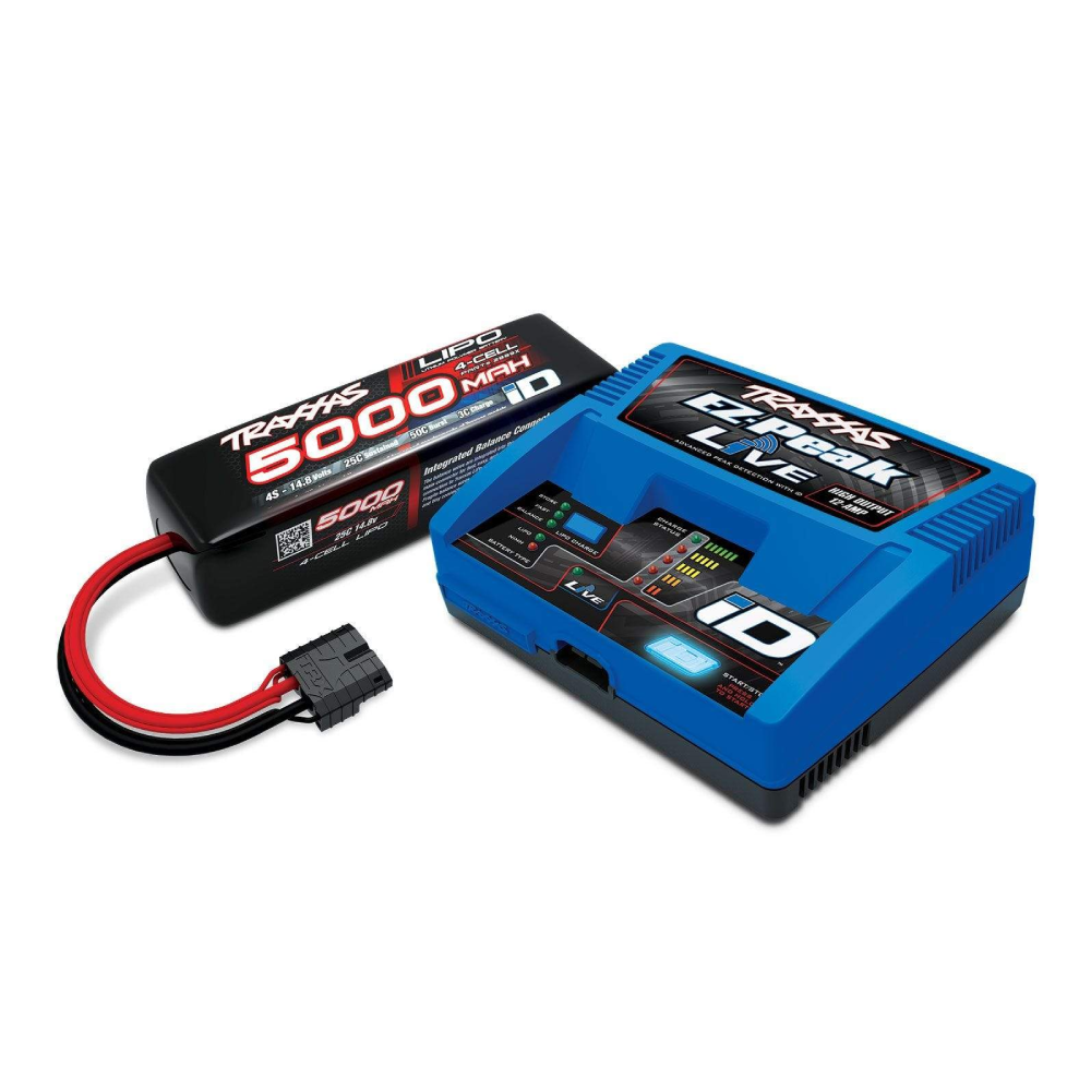 Traxxas EZ-Peak 4S 5000mAh LiPo Battery & Charger Combo | RC-N-Go