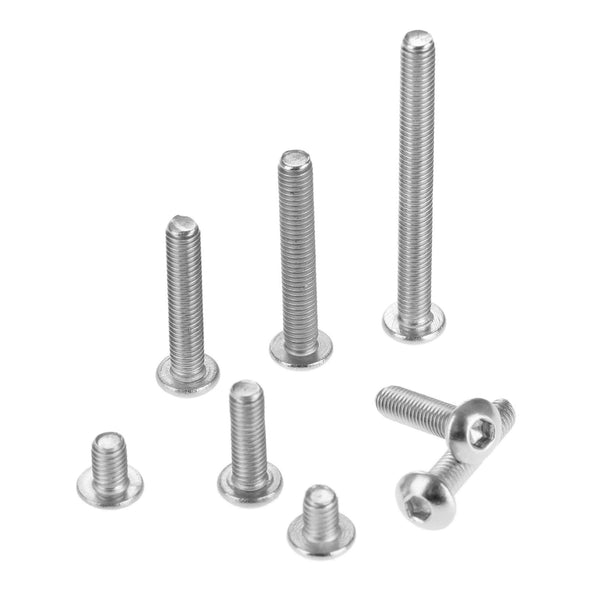 M3 Round Head Hex Screws (Stainless Steel / Multiple Sizes & Quantities) | RC-N-Go