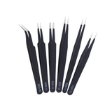 Anti-Static Stainless Steel Tweezer Set (6pcs)