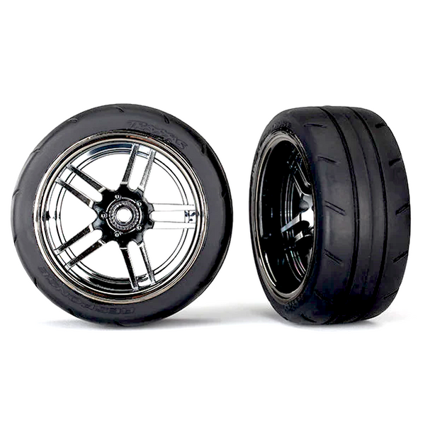 Traxxas Extra-Wide Rear Tire and Wheel Set (#8374 / 1.9" / 12mm)