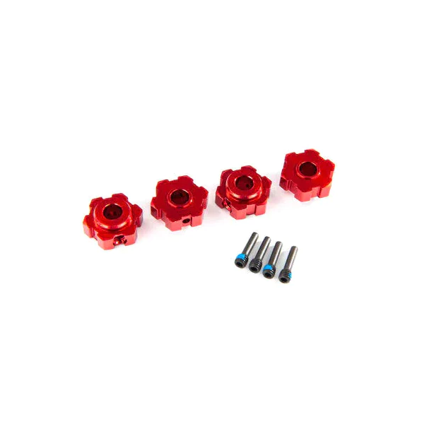 Traxxas Aluminum Splined Wheel Hubs (17mm / Multiple Colors)