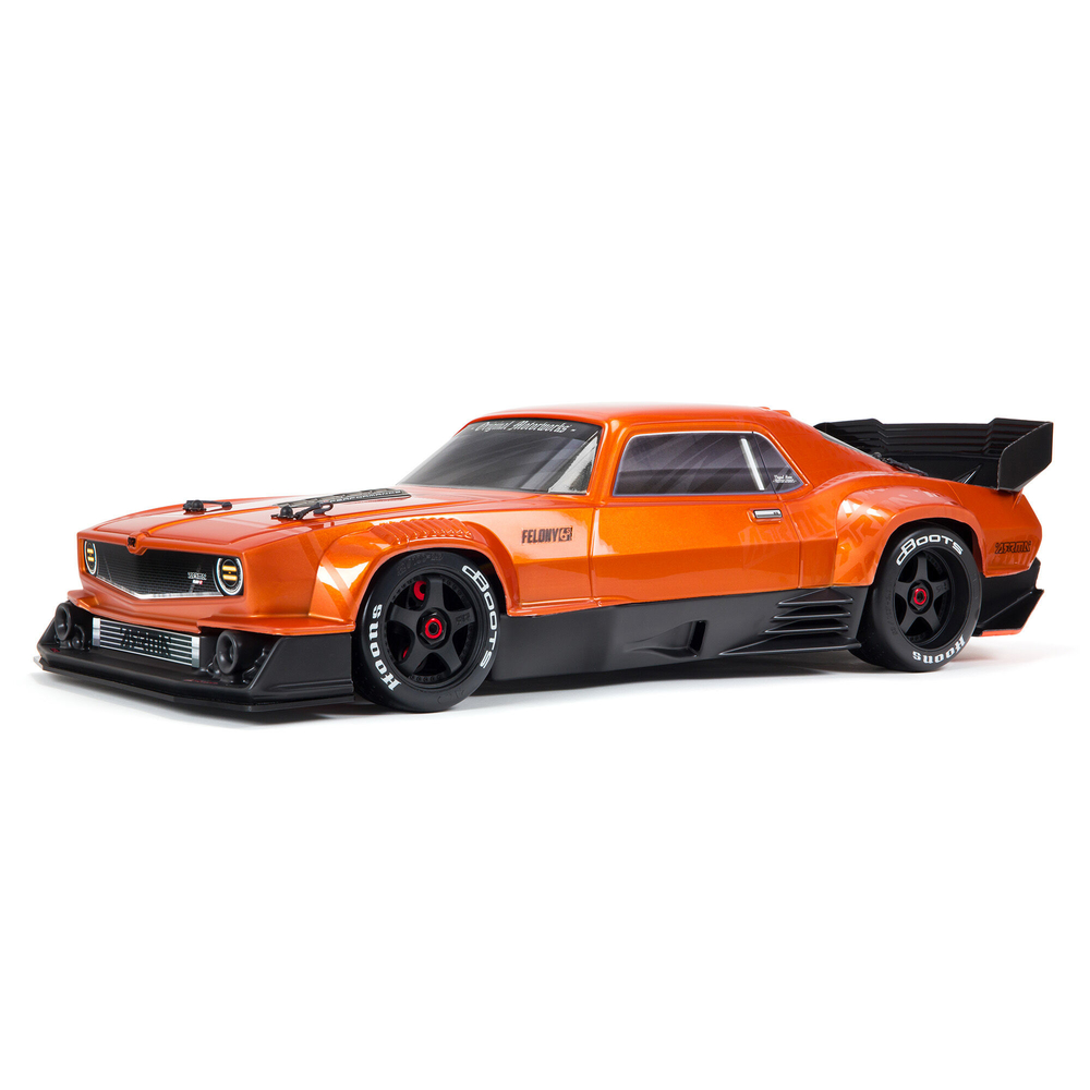 ARRMA 1/7 Felony 6S V2 BLX 4WD All-Road Muscle Car (Brushless / Orange / ARR) | RC-N-Go