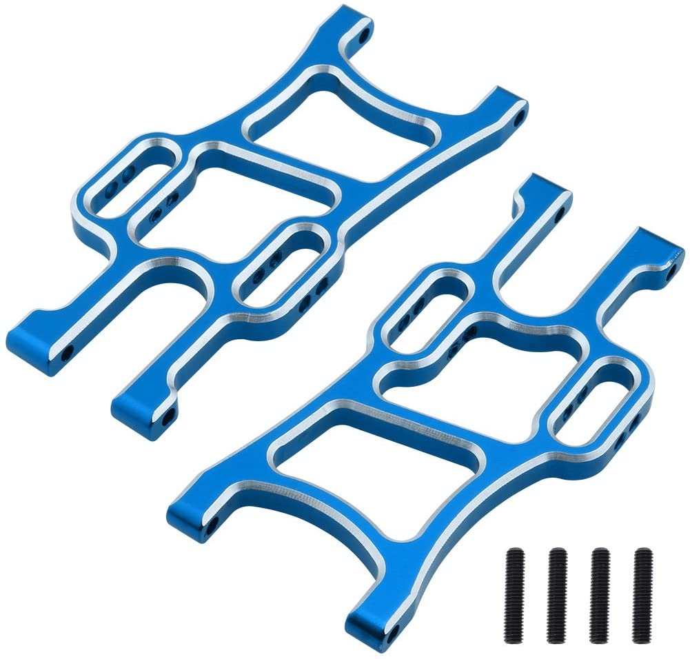 Aluminum Lower Arms for RC Truck (1 Pair / Front or Rear / Blue) | RC-N-Go