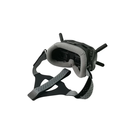 Lycra Face Plate with Adjustable Head Strap for DJI FPV Goggles (Gray) | RC-N-Go