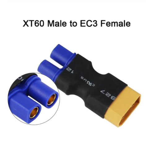 EC3 Female to XT60 Male Adapter | RC-N-Go