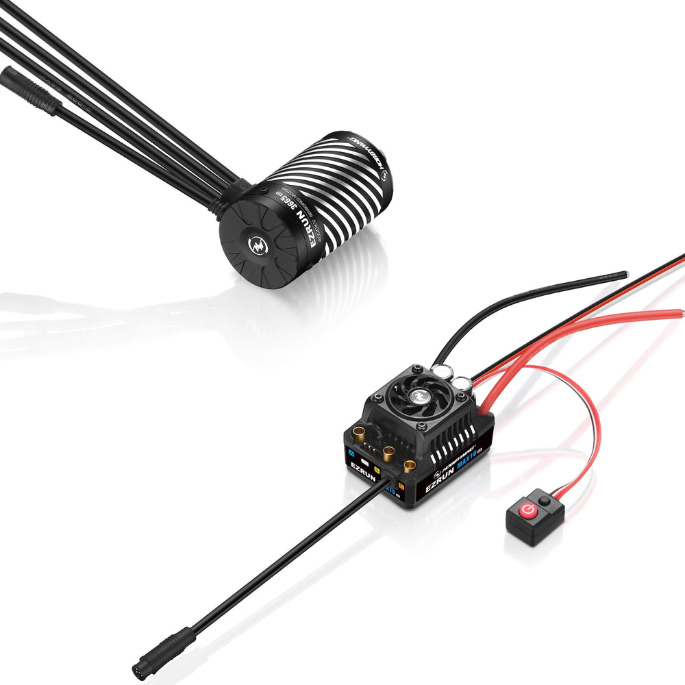 HobbyWing EZRUN MAX10 G3 140A ESC & 3665SD 3200KV Sensored Motor Combo (2-3S)