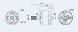 T-Motor F1507 V1 / 2700KV Brushless Motor