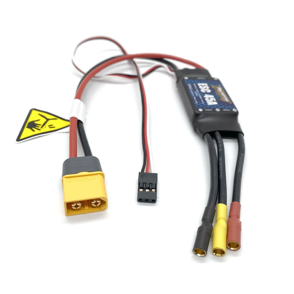 FMS Predator 45A Brushless ESC with BEC (XT60) | RC-N-Go