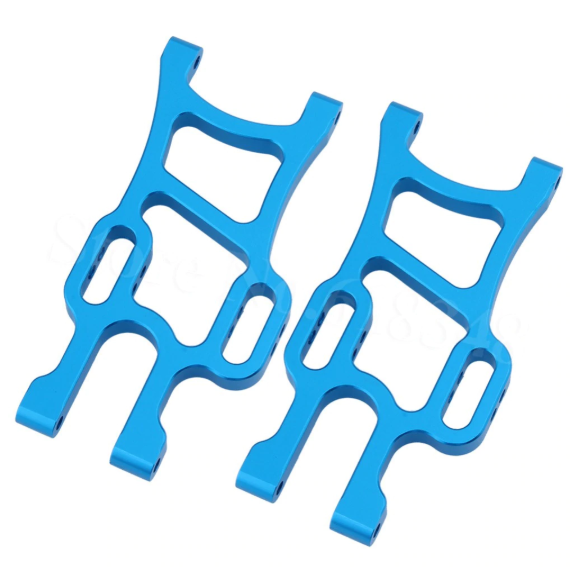 Aluminum Lower Arms for RC Truck (1 Pair / Front or Rear / Blue) | RC-N-Go