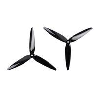GemFan Flash 7040 3-Blade Propellers (Black) | RC-N-Go