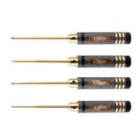 Hex Titanium-Plated Screwdriver Set (4-Pack / Multiple Colors) | RC-N-Go