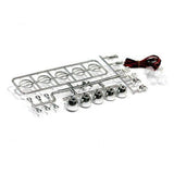 Hexfly LED Light Bar Set (5 White Spotlights / Black or Chrome) | RC-N-Go