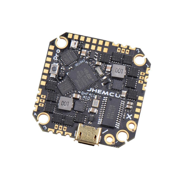Jhemcu GHF411 Pro AIO Brushless Flight Controller / 25x25mm / 35A / 3-6S | RC-N-Go