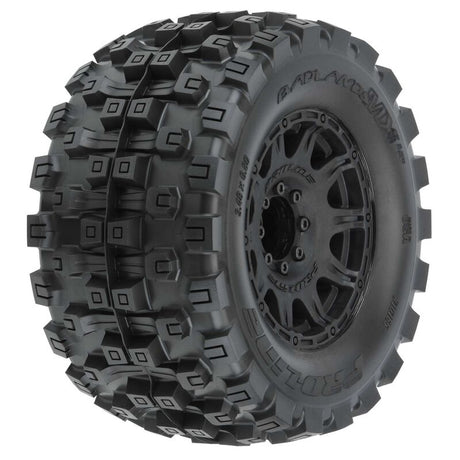 Pro-Line Badlands MX38 HP Belted Tire & Wheel Set (3.8" / 17mm Hex / 2pcs)