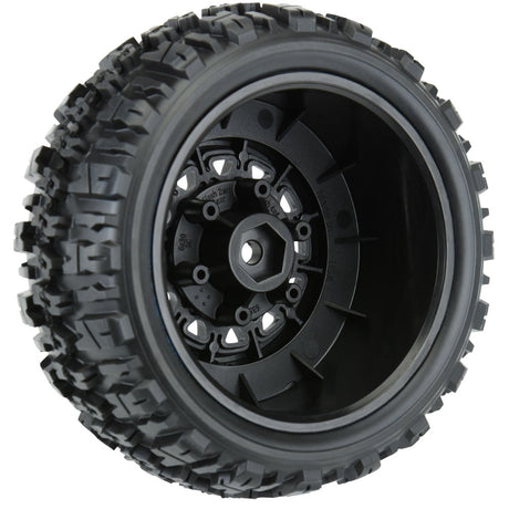 Pro-Line Trencher X SC MTD Raid Tire & Wheel Set (2.2" / 12mm or 14mm Hexes / 2pcs)