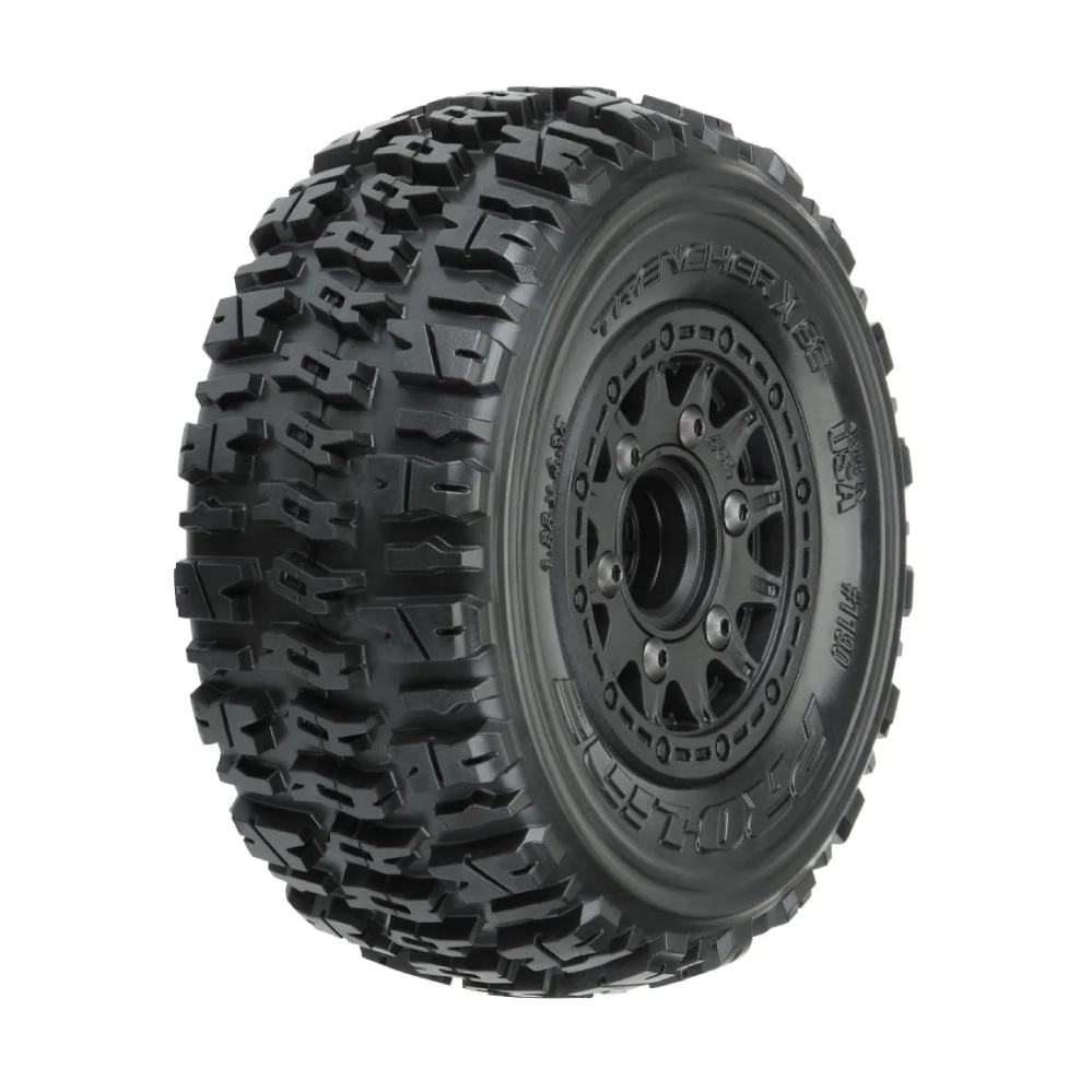 Pro-Line Trencher X SC MTD Raid Tire & Wheel Set (3.0" / 12mm or 14mm Hexes / 2pcs)