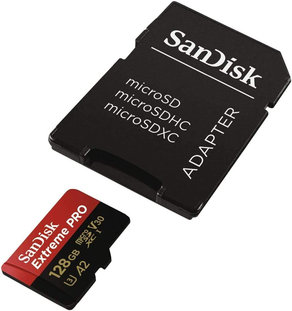 SanDisk 128GB Micro SD Card / Class 10 UHS-3 (Extreme or Extreme Pro)