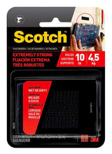 Scotch Interlocking Fasteners (1x3" / Black / 2pcs)