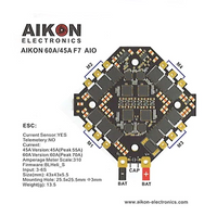 Aikon F7 AIO Flight Controller with ESC (25x25 / 60A / 3-6S)