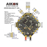Aikon F7 AIO Flight Controller with ESC (25x25 / 60A / 3-6S)