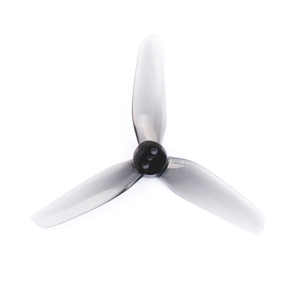 HQProp T3X2.5 3-Blade Propellers (3-Hole / Clear Gray) | RC-N-Go
