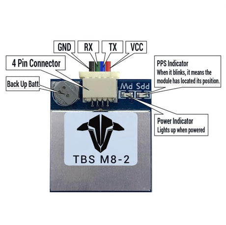 TBS M8.2 GPS Glonass Micro GPS Unit | RC-N-Go